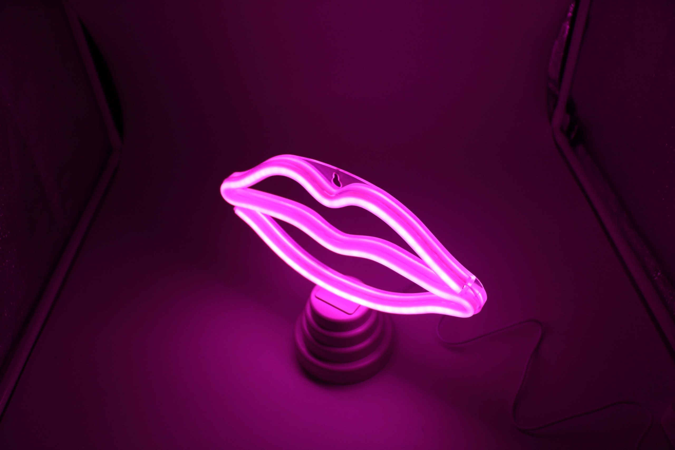 Flaming lips LED Neon Tube Night Lights by Flex-Neon.com