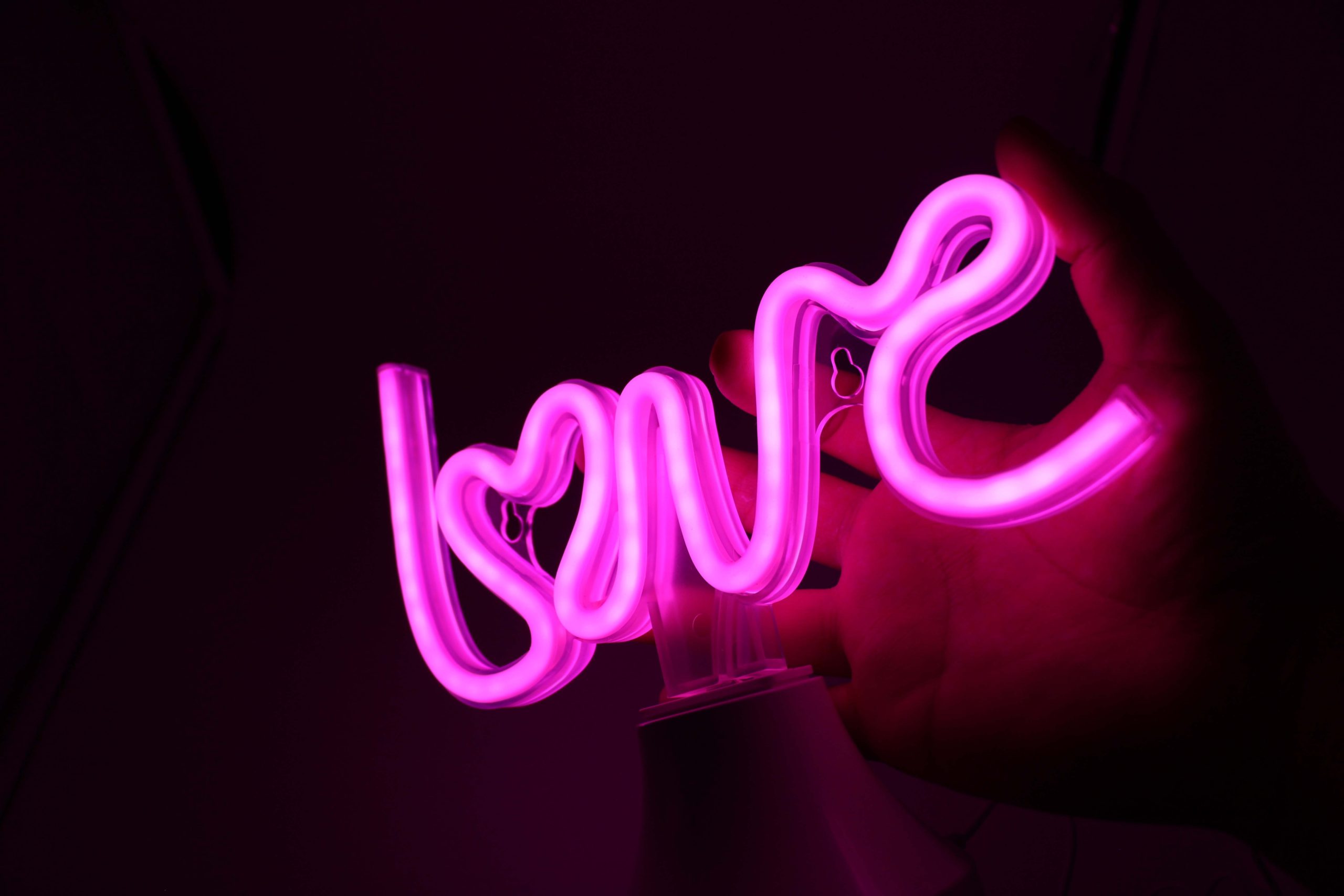 Love LED Neon Tube Night Light by Flex-Neon.com