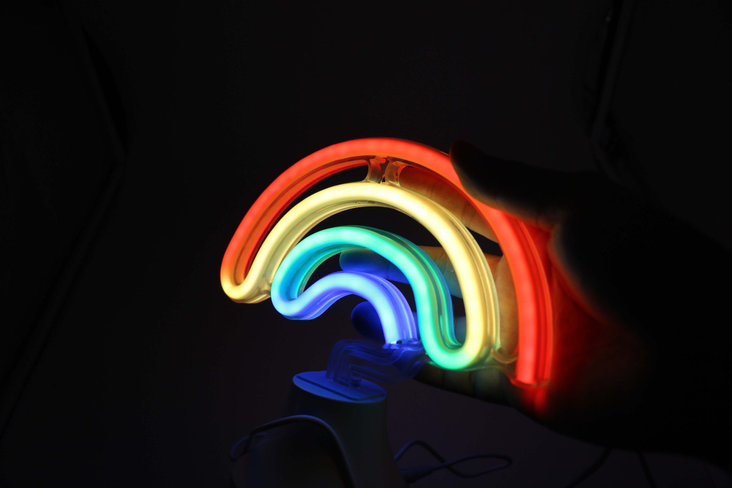 Rainbow LED Neon Tube Night Light by Flex-Neon.com
